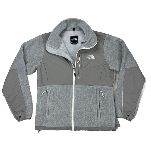 VINTAGE North Face Denali Fleece Jacket Womens Medium Polartec Pink Gray ANLP‎ - Picture 1 of 9